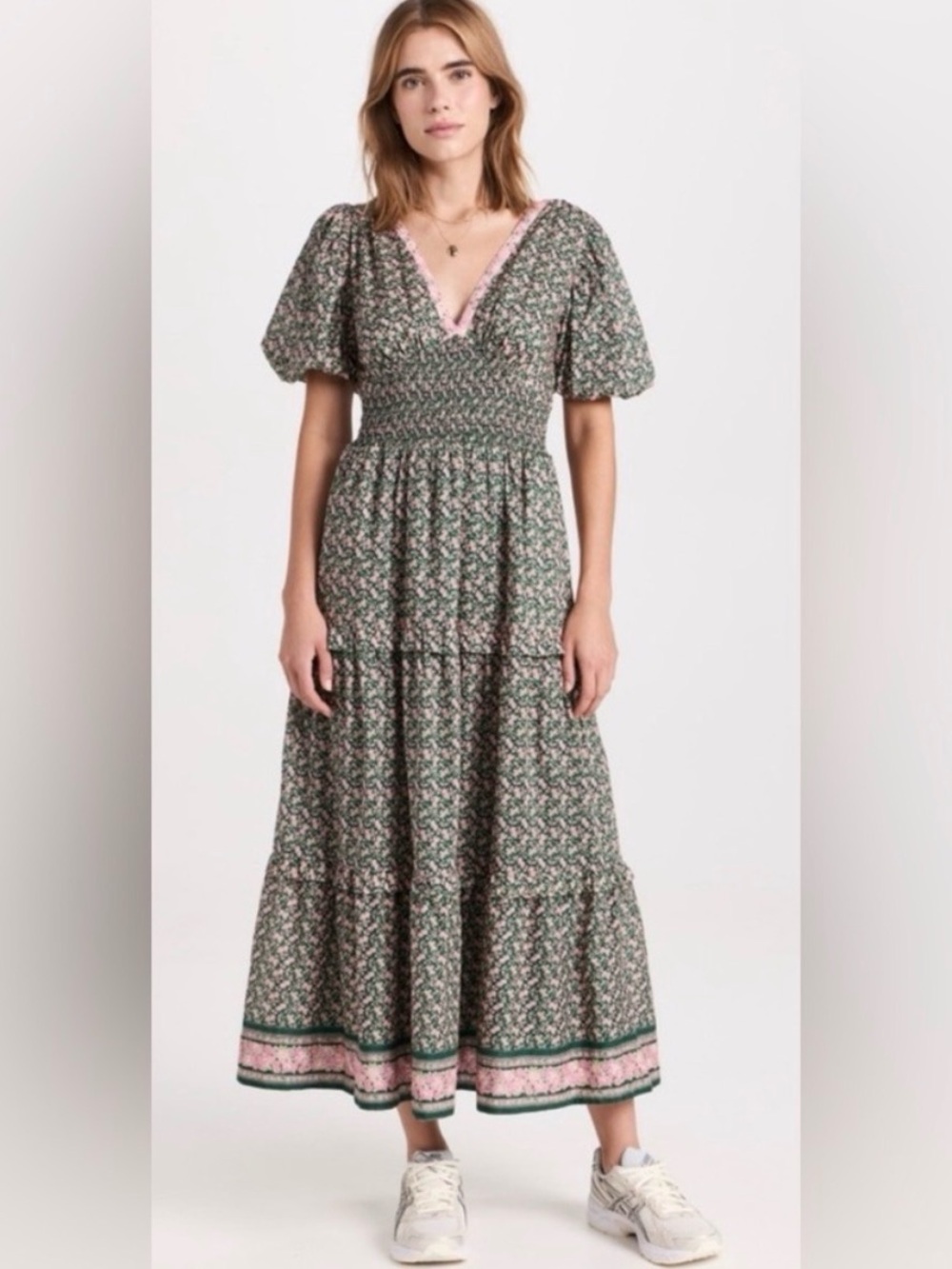 NWT Trovata Birds of Paradis Nellie Floral Dress L - Picture 1 of 8